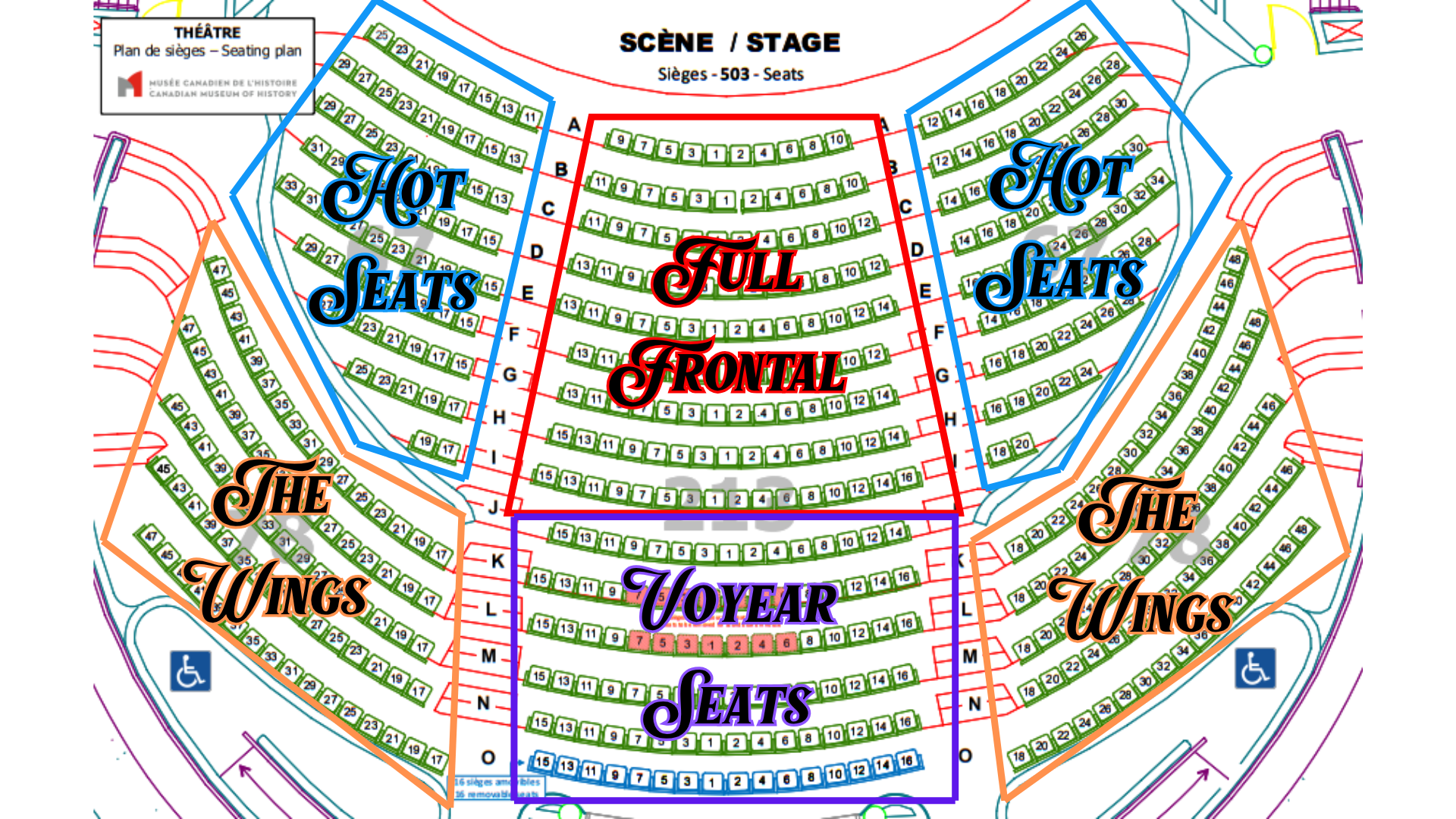 Seat map