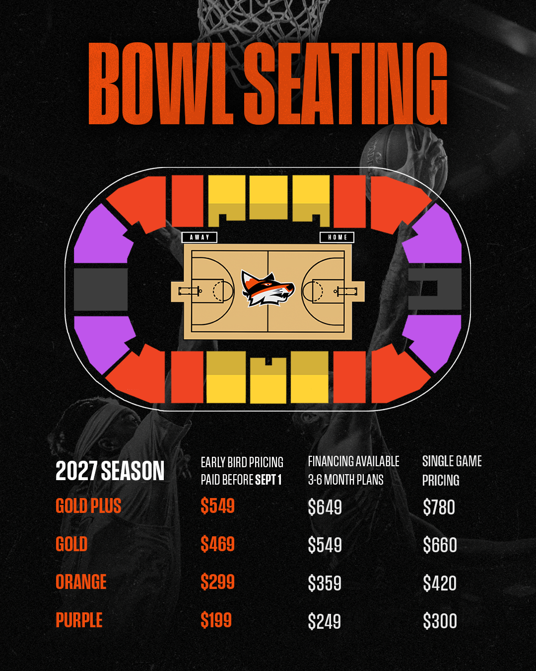 2027 BOWL SEATING