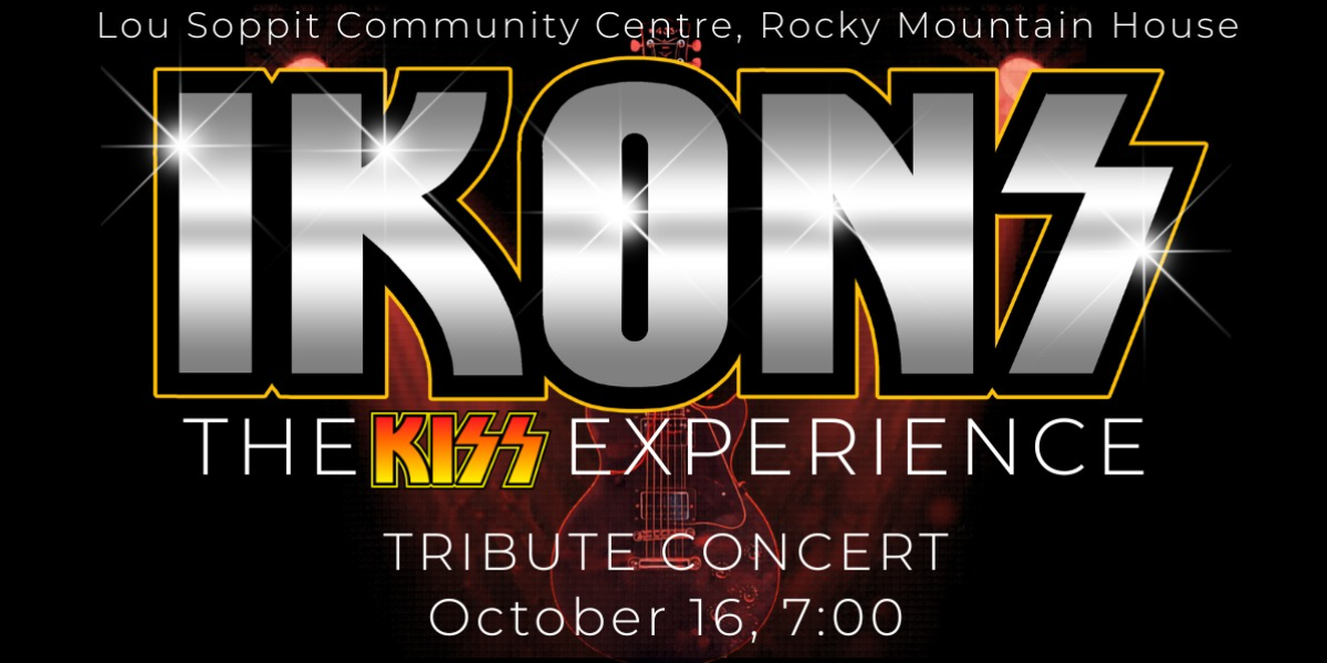 IKONS The KISS Experience Rocky Mountain House event artwork from Showpass
