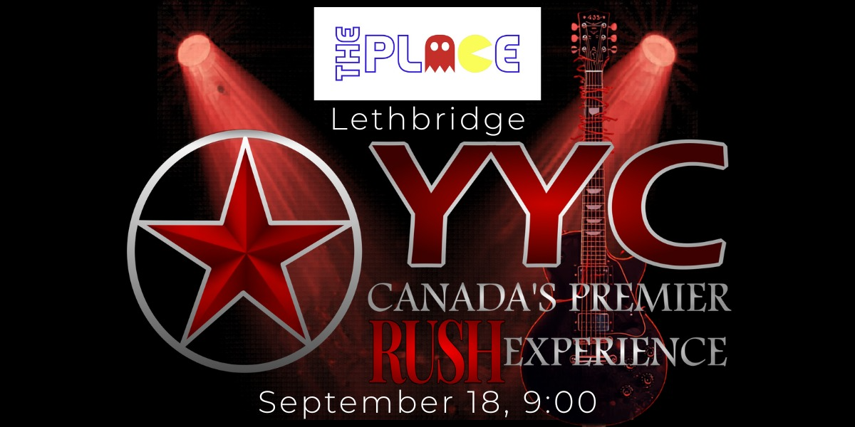 YYC The RUSH Experience Lethbridge event artwork from Showpass