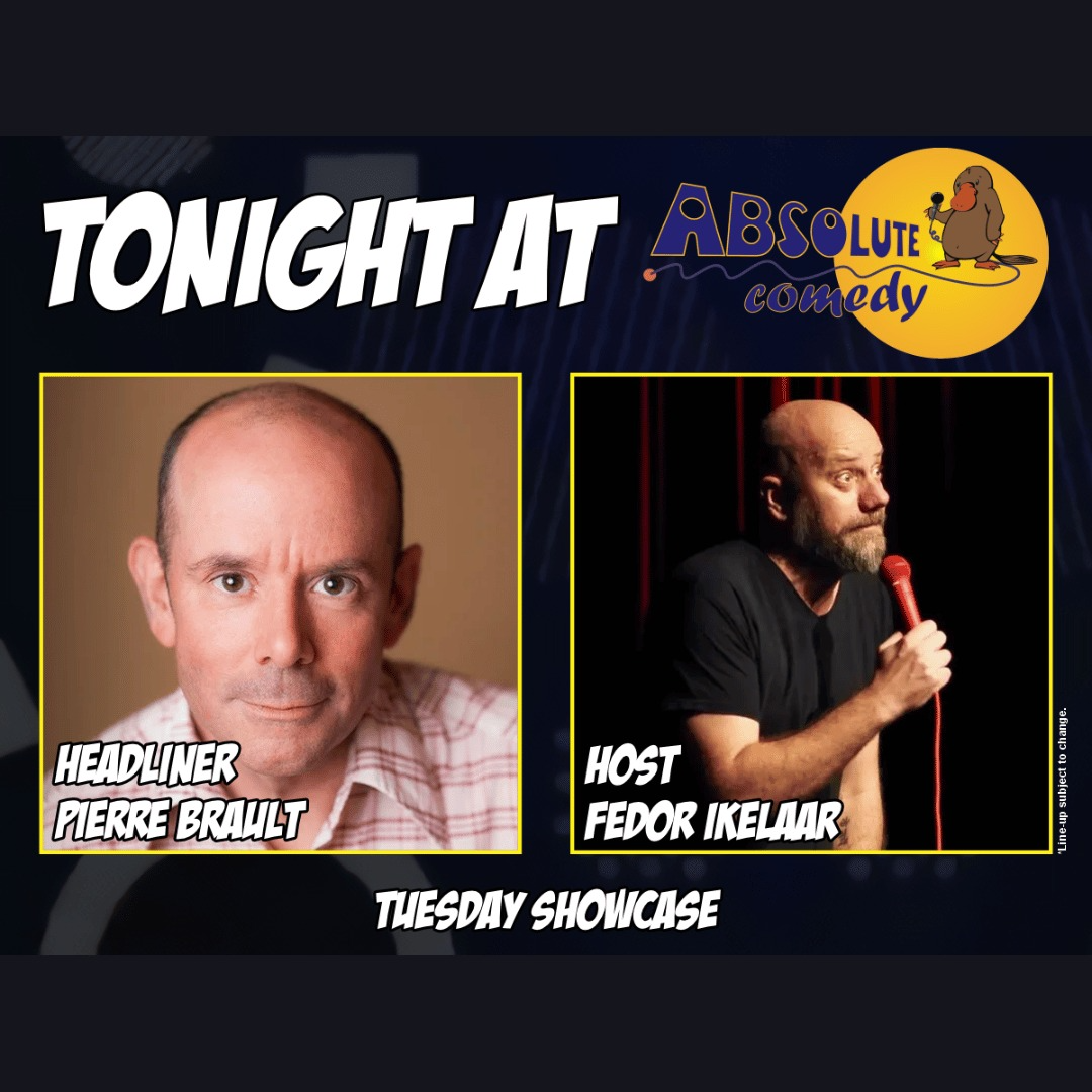 Absolute Comedy Ottawa: Headliner Pierre Brault and MC Fedor Ikelaar