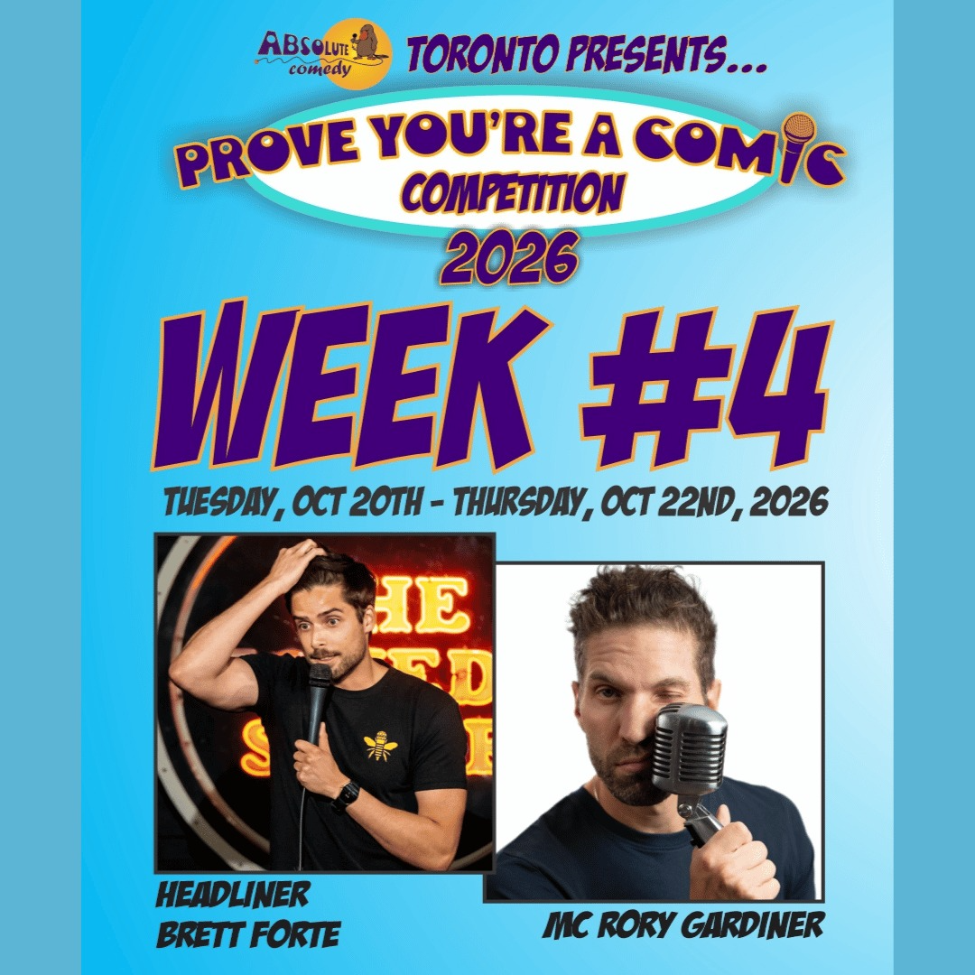 Prove You're a Comic Competition Week #4 with Brett Forte and MC Rory Gardiner