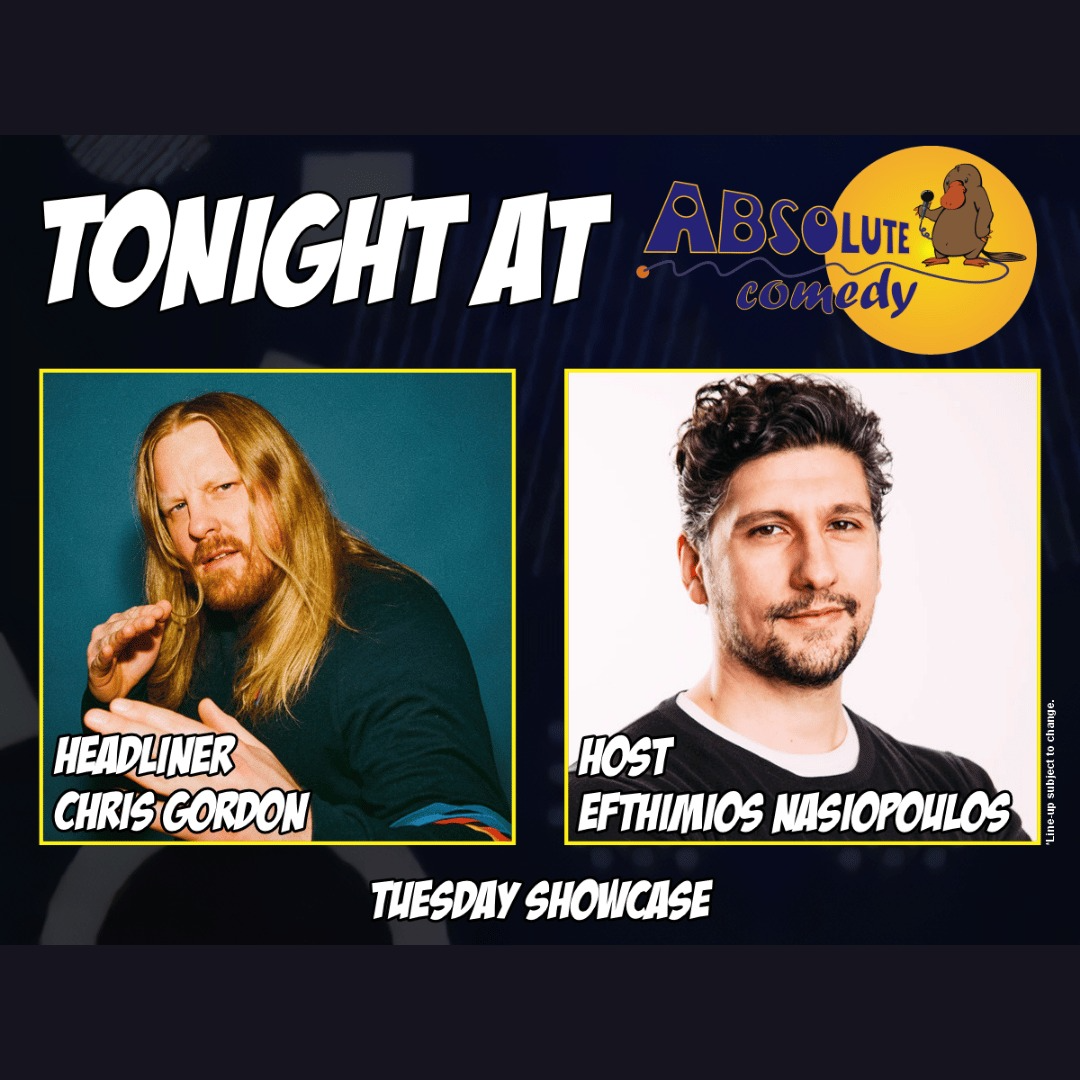 Absolute Comedy Ottawa: Headliner Chris Gordon and MC Efthimios Nasiopoulos