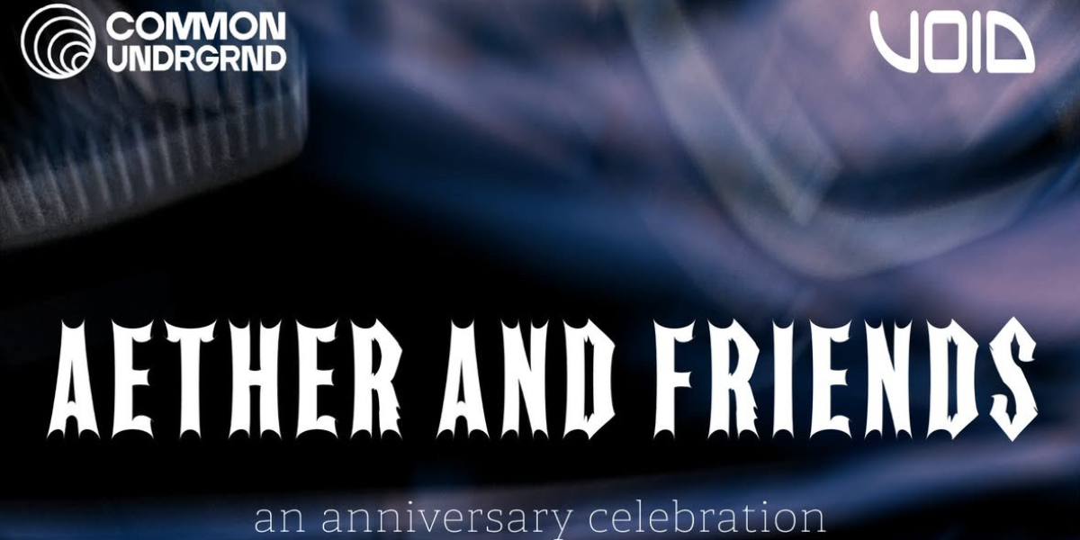 AETHER ONE YEAR event artwork