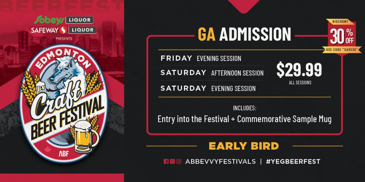 Edmonton Beerfest 2026 GA Admission