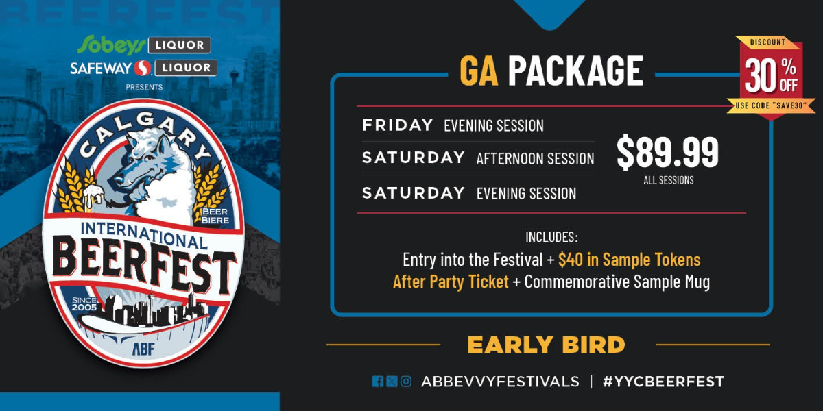 Calgary Beerfest 2026 GA Packages
