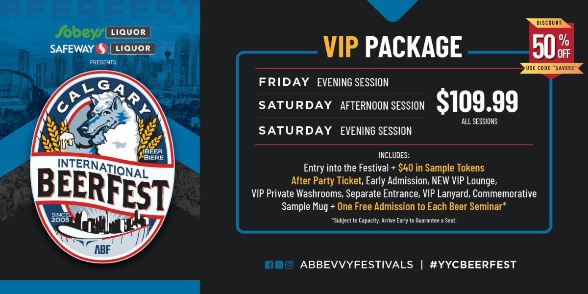Calgary Beerfest 2026  VIP Packages