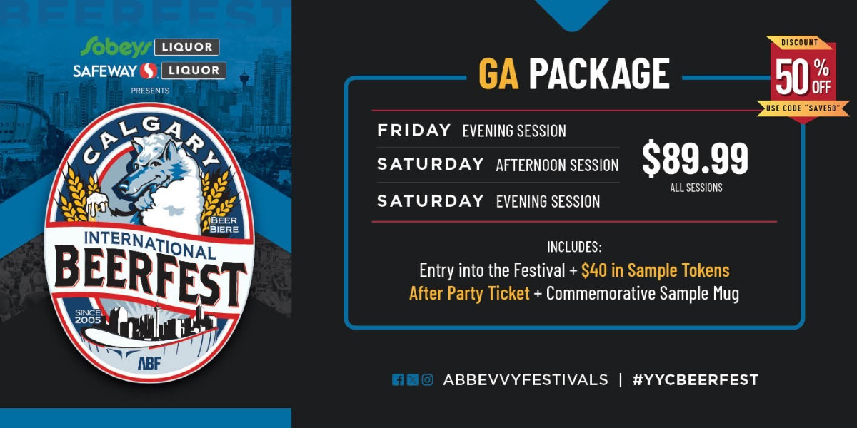 Calgary Beerfest 2026 GA Packages