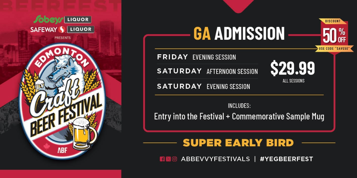 Edmonton Beerfest 2026 GA Admission