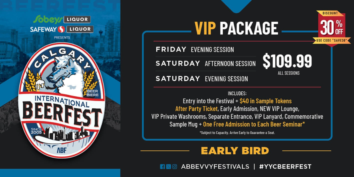 Calgary Beerfest 2026  VIP Packages