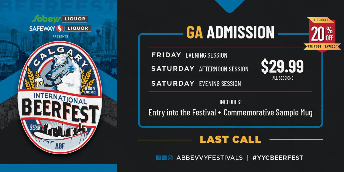 Calgary Beerfest 2026 GA Admission