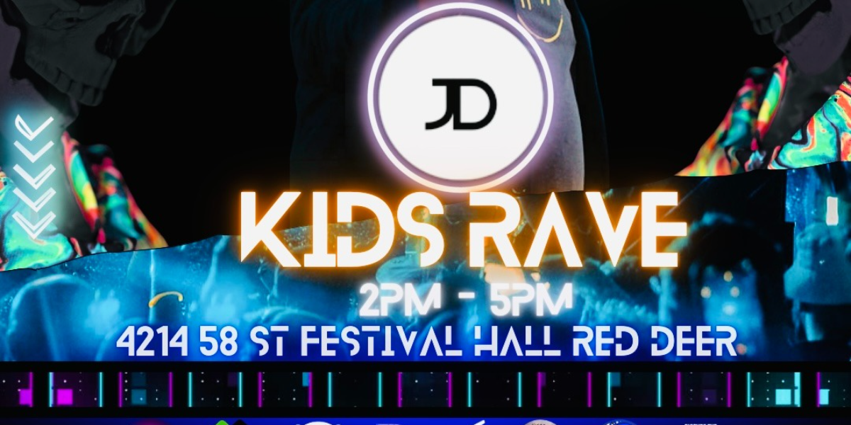 Electric Eve Neon Kids Rave official event artwork