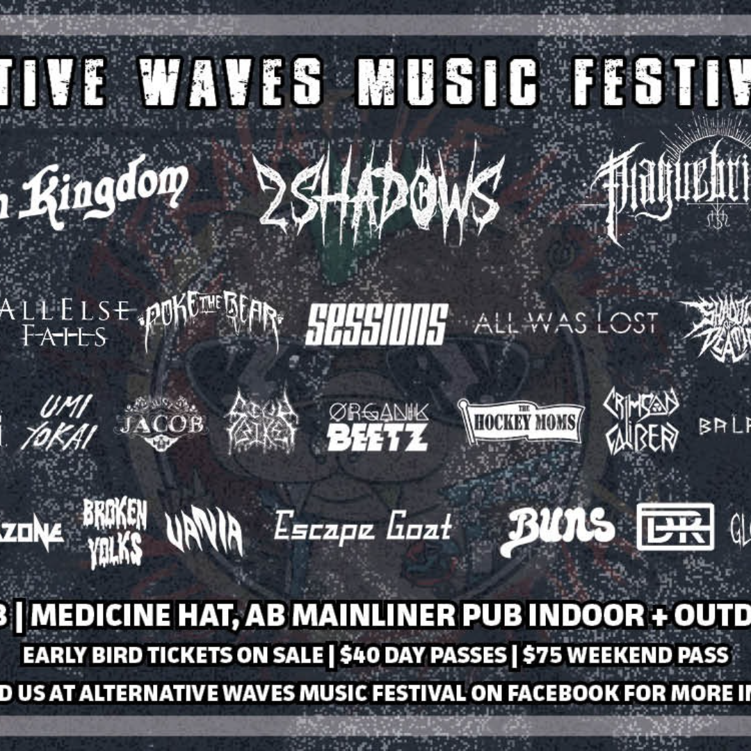 Alternative Waves Music Festival 2023 Mainliner Pub Medicine Hat