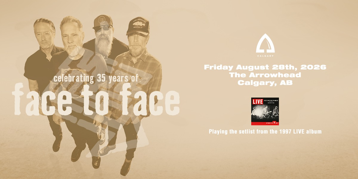 Face to Face with Downway official event artwork