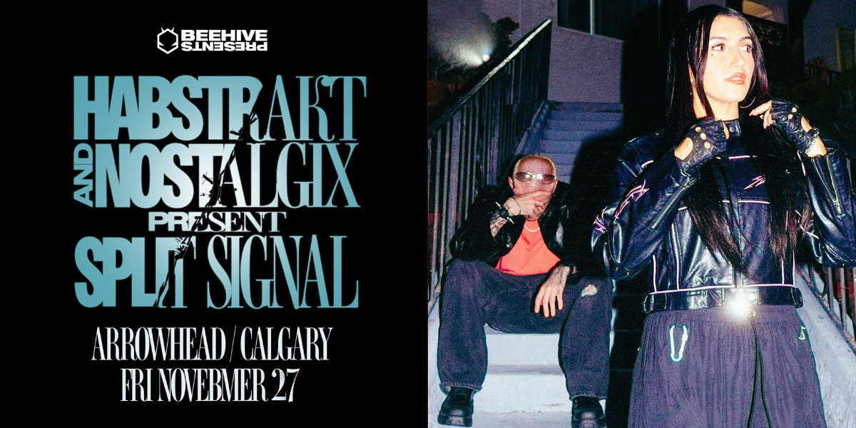 HABSTRAKT + NOSTALGIX • SPLIT SIGNAL TOUR - NOV 27 — official event artwork