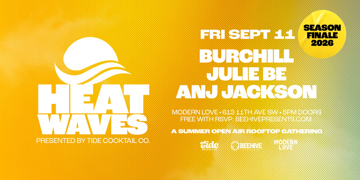 Heatwaves September 11 event artwork from Showpass