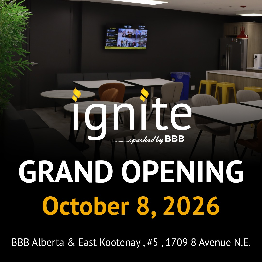 ignite sparked by BBB: Grand Opening Celebration