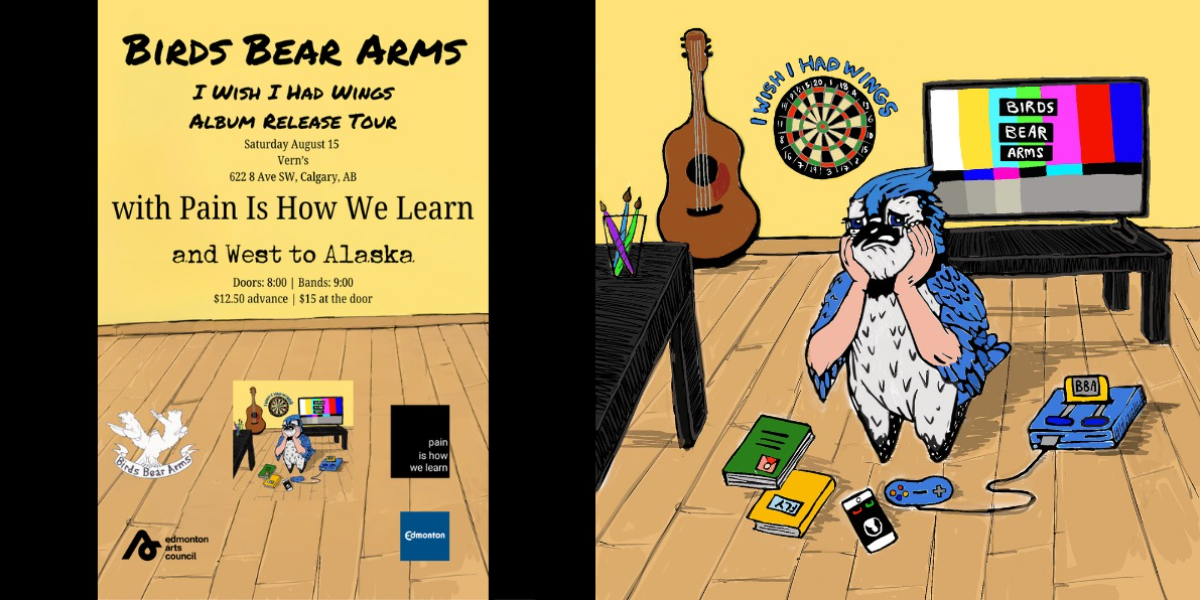 Birds Bear Arms: I Wish I Had Wings Album Release event artwork from Showpass