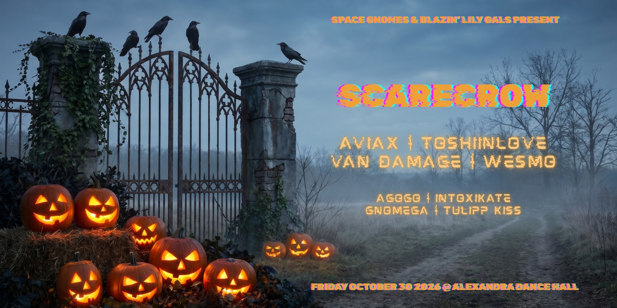 Scarecrow 2026 event artwork from Showpass