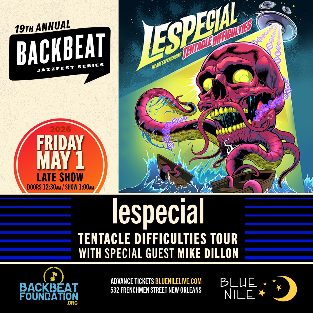 lespecial: Tentacle Difficulties Tour with special guest Mike Dillon