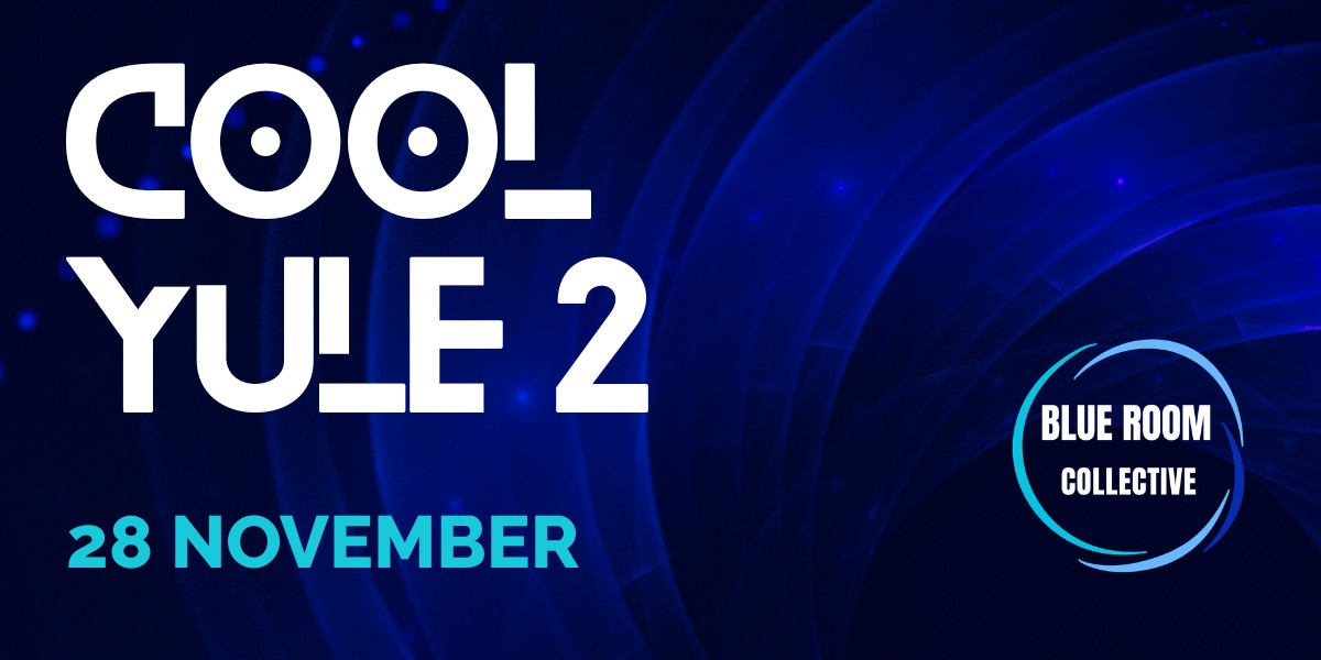 Blue Room III Cool Yule event artwork from Showpass
