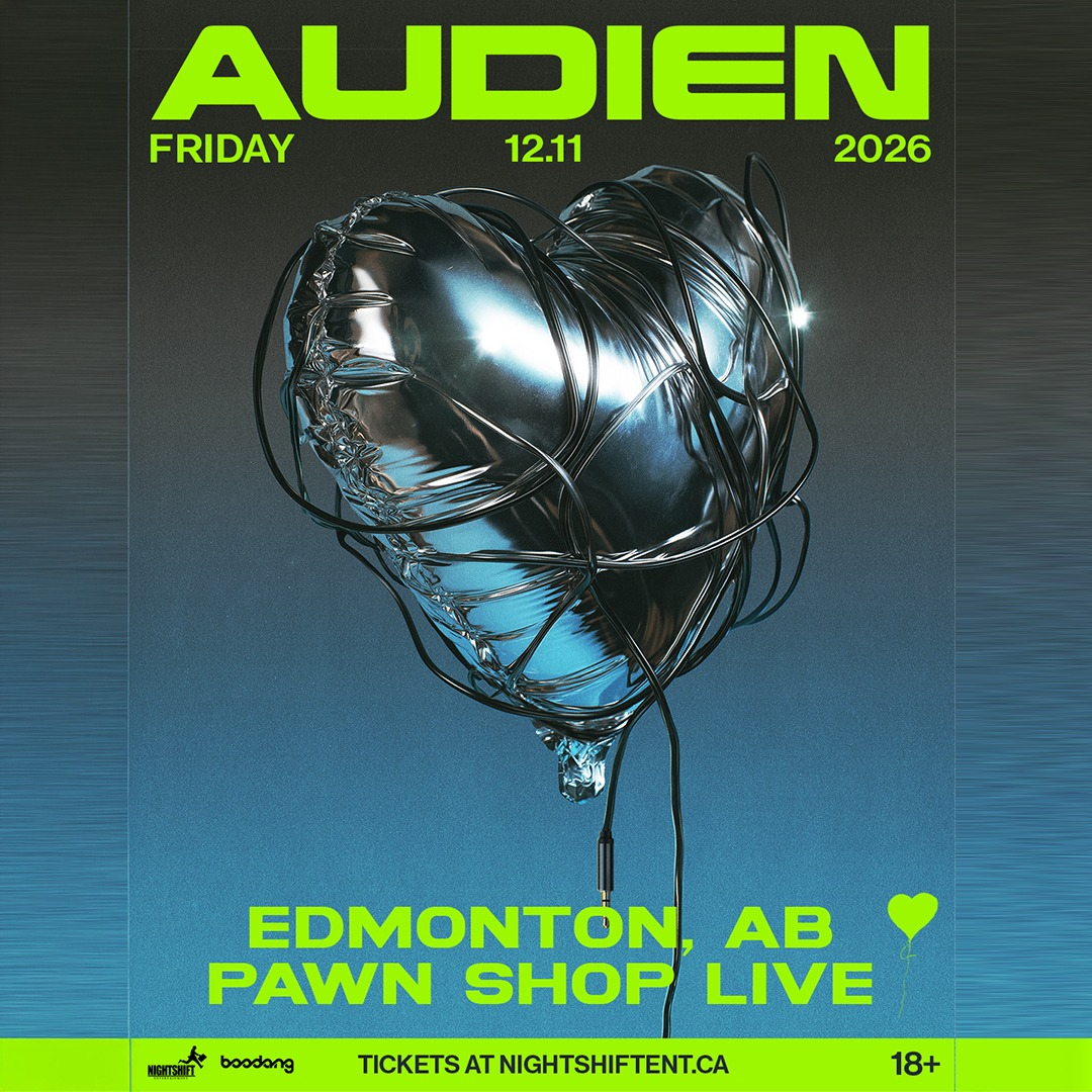 Audien Edmonton official Showpass event artwork