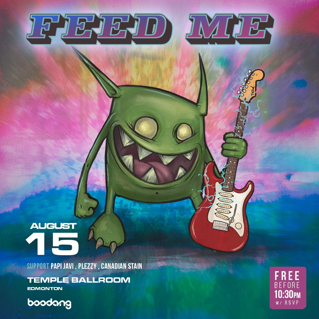 Feed Me Edmonton event artwork from Showpass / Boodang