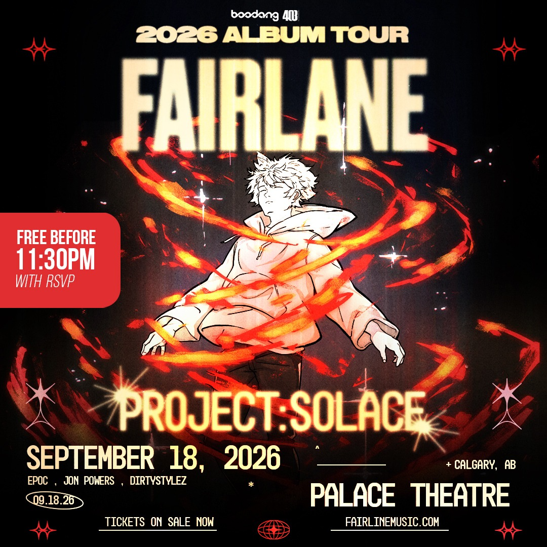 Fairlane Calgary event artwork from Showpass / Boodang
