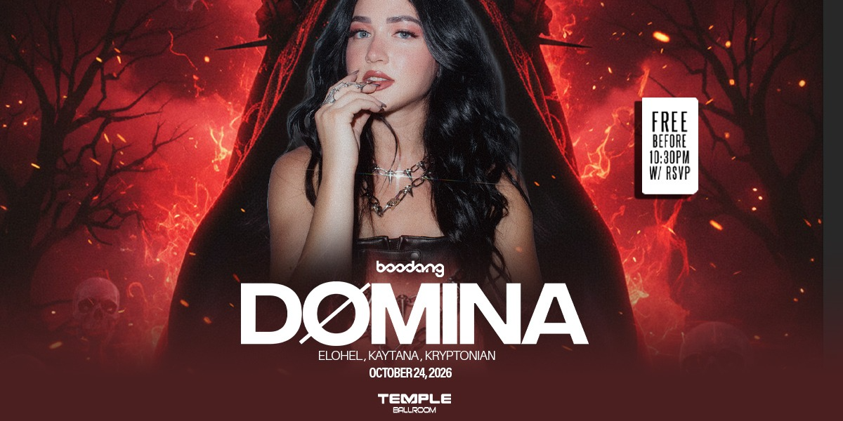 Domina - Scream Pre Party - Edmonton event artwork from Showpass