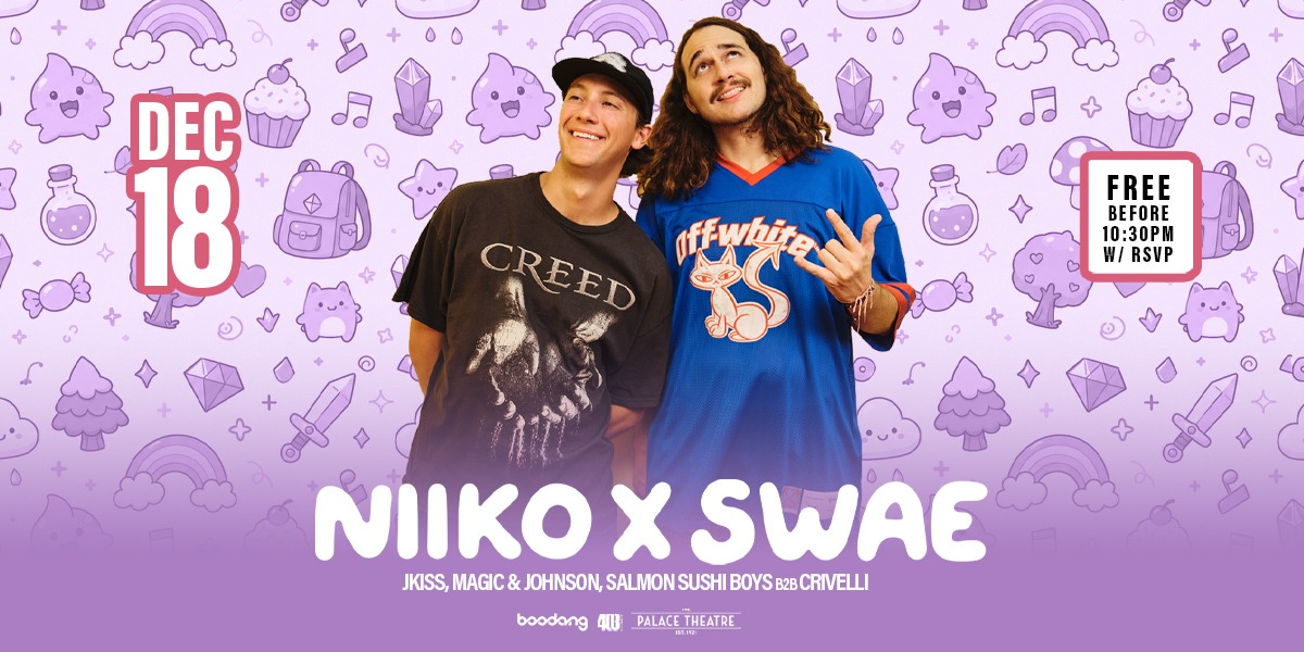 NIIKO X SWAE - Calgary event artwork from Showpass