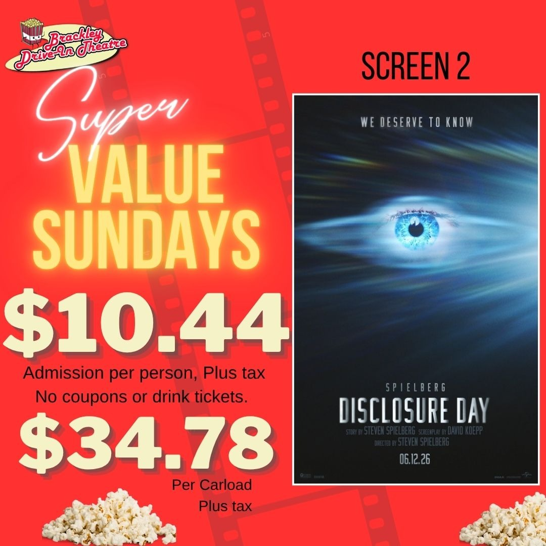 Screen 2: Disclosure Day (Super Value Sunday)