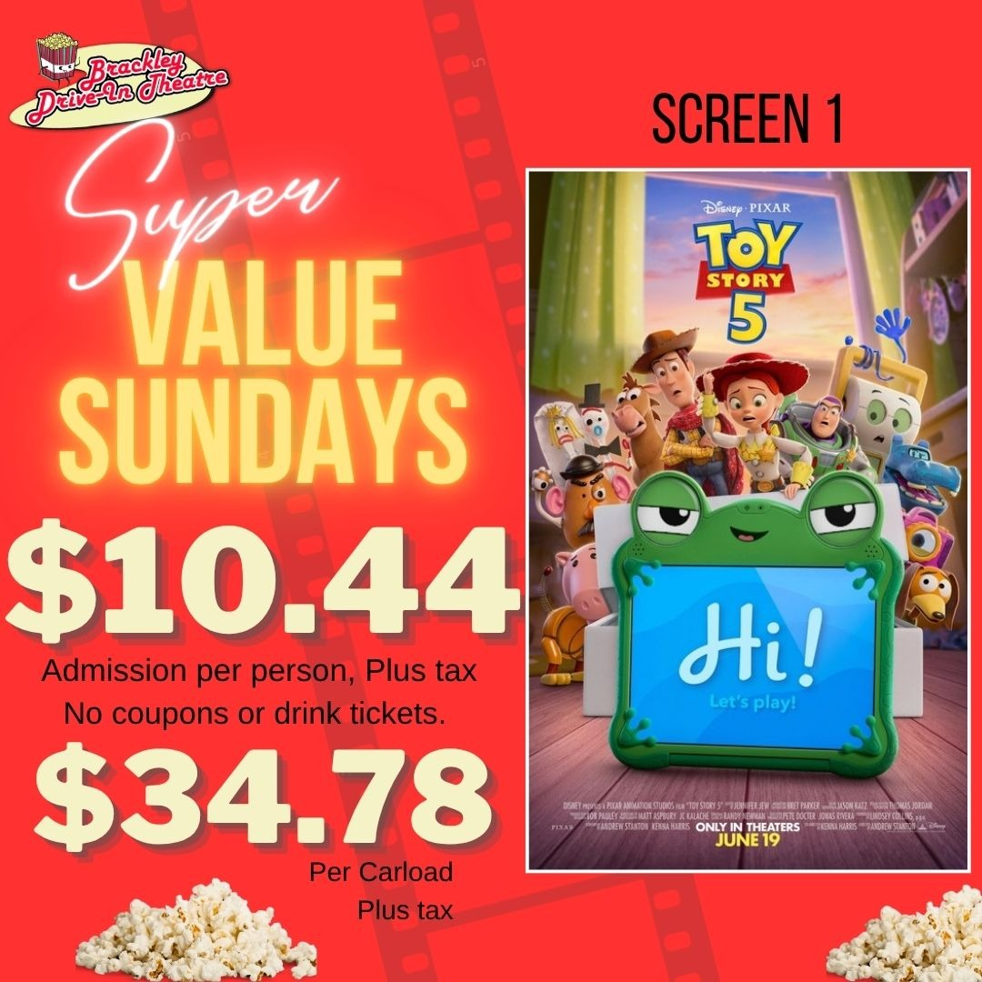 Screen 1: Toy Story 5 (Super Value Sunday)
