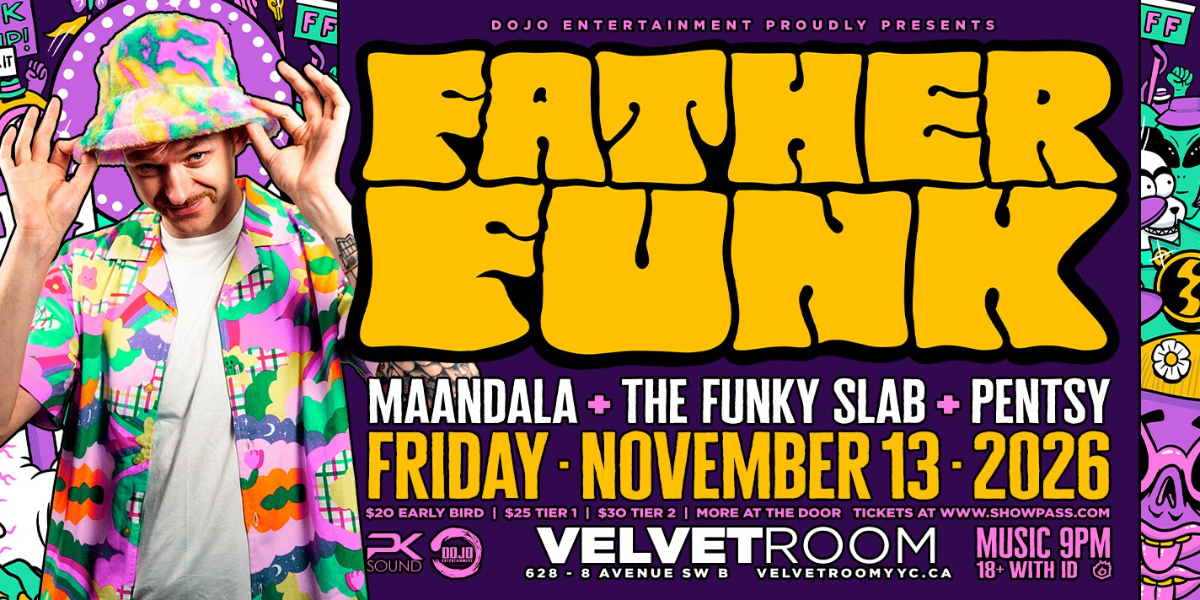 Father Funk Fri. Nov 13 @ Velvet Room — official event artwork