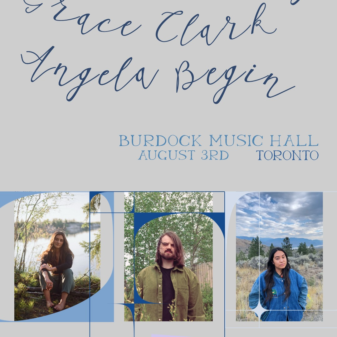 Sam The Living, Grace Clark & Angela Begin @ The Burdock Music Hall