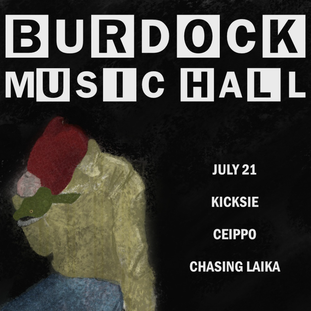 ceippo, kicksie, and chasing laika at the burdock music hall