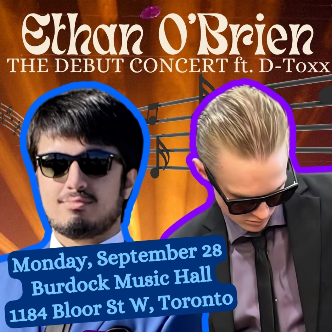 Promotional image for Ethan O’Brien: THE FIRST CONCERT (ft. D-Toxx)