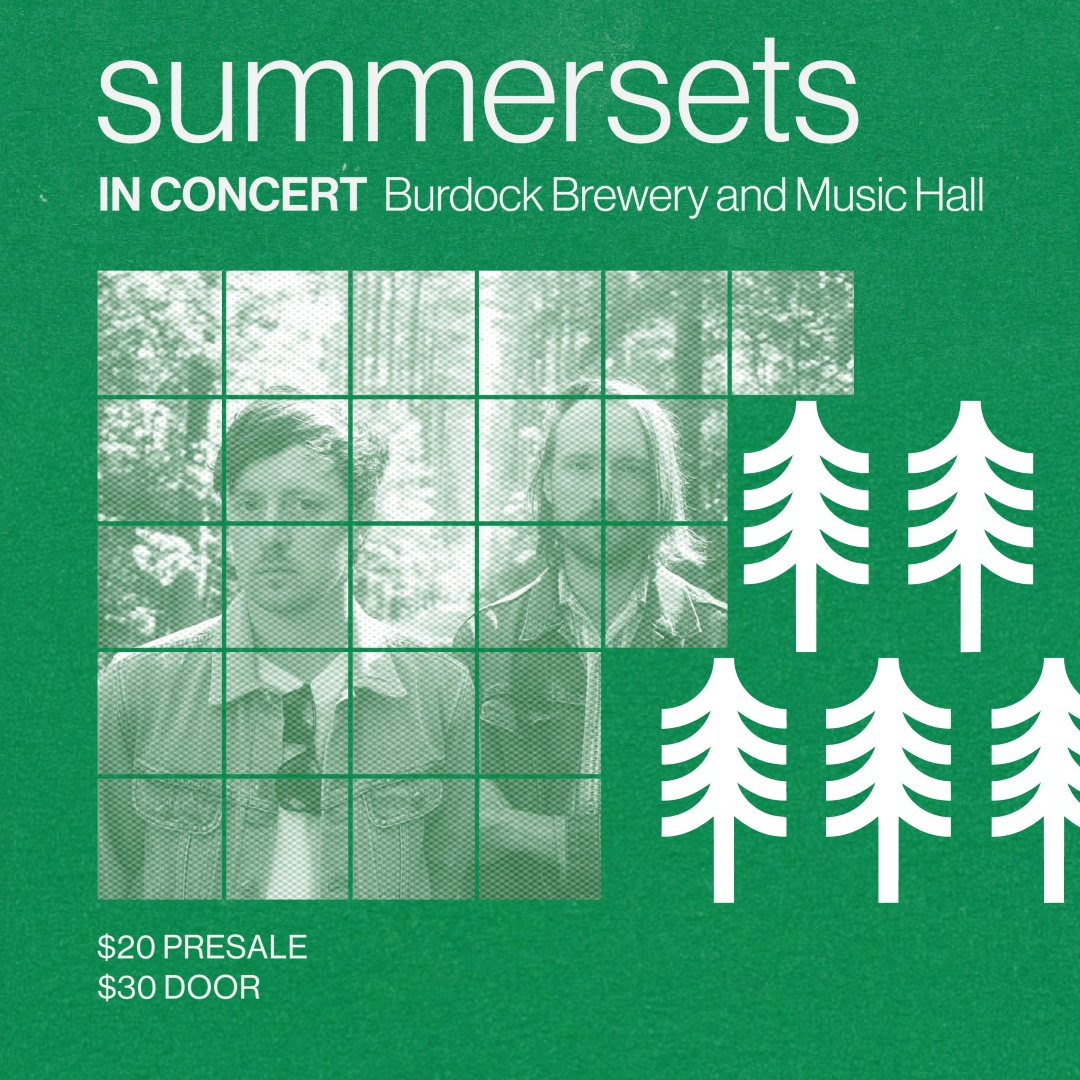 Promotional image for summersets w/ Fire + The Wolf