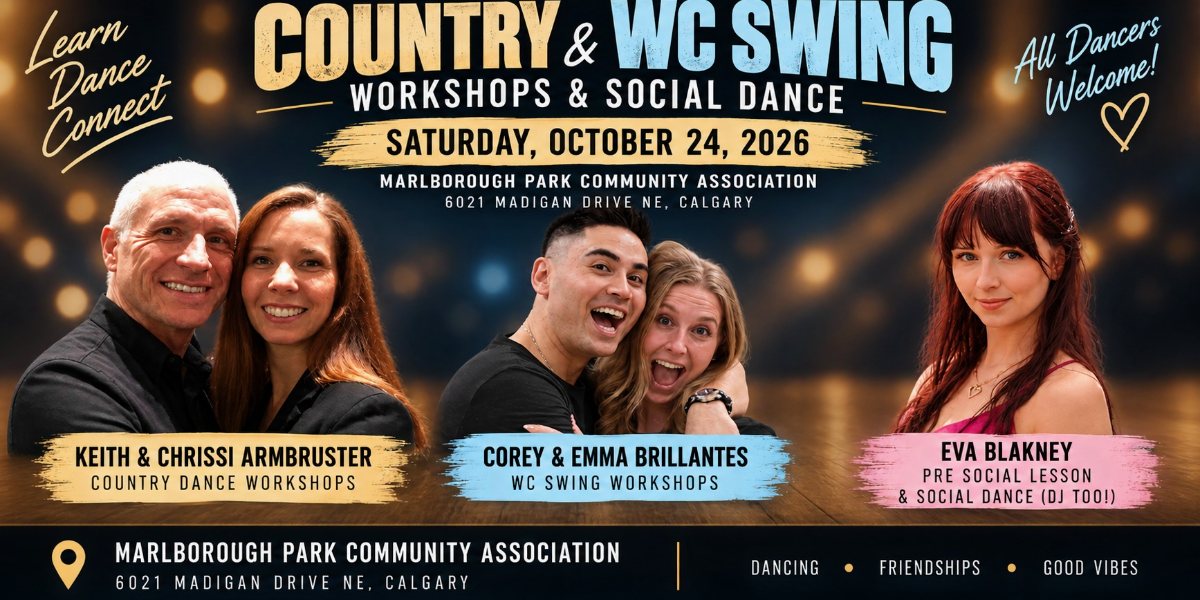 2026 Country & WC Swing Workshops and Social Dance