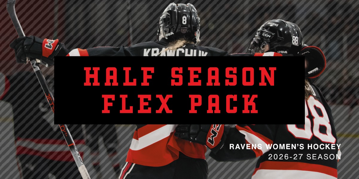 2026-2027 Carleton Ravens Women's Hockey Half Season Flex Pack