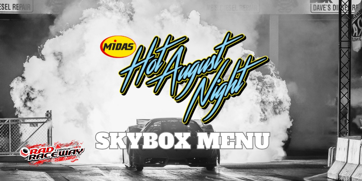 HOT AUGUST NIGHT - SKYBOX MENU