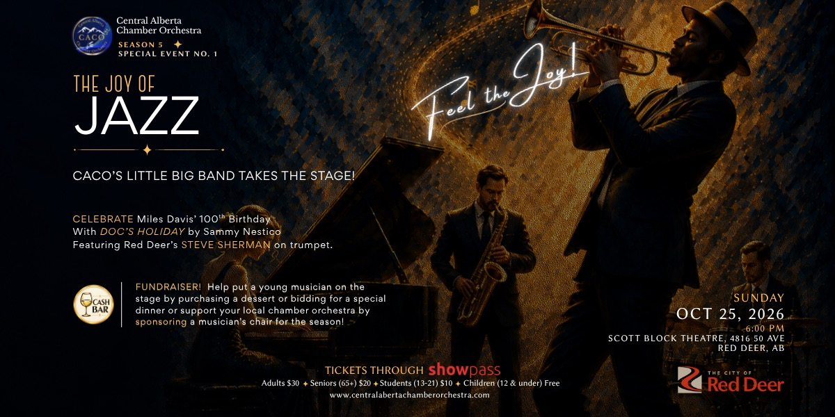 The Joy of Jazz: CACO Little Big Band — official event artwork