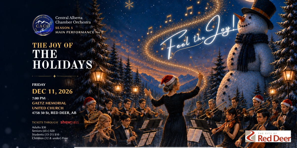 THE JOY OF THE HOLIDAYS — official event artwork