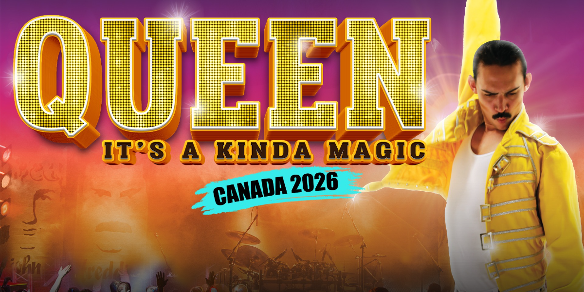 Queen It's a Kinda Magic Red Deer event artwork from Showpass
