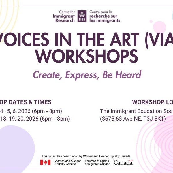 Voices in the Art (VIA) Workshops: Create, Express, Be Heard
