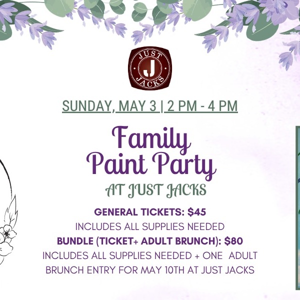 Family Paint Party at Just Jacks