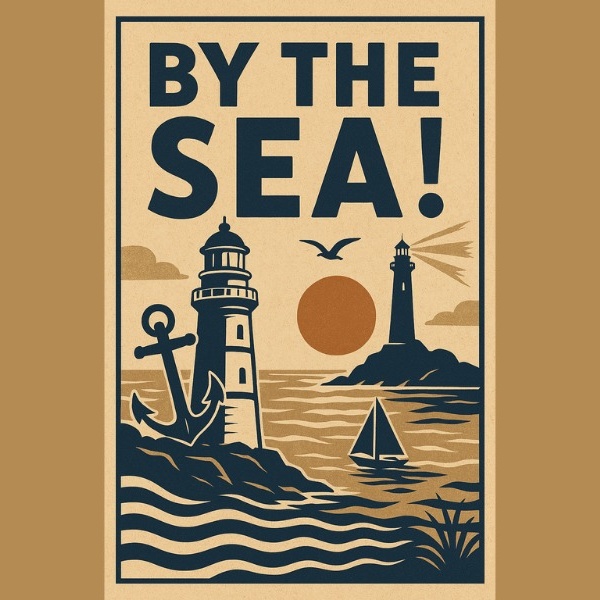 Paul Isaac Eslit Ocean In Motion ポスター By The Sea! Performed by The Ocean City POPS - Ocean City