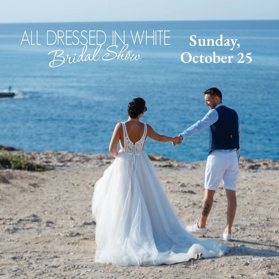 All Dressed in White Bridal Show - Jensen Centre - Parksville - Oct 25, 2026 Showpass All Dressed in White Bridal Show - Jensen Centre - Parksville - Oct 25, 2026 Showpass