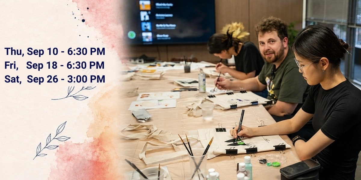 Design Your Dream Tote Bag:  A Guided Painting Workshop.