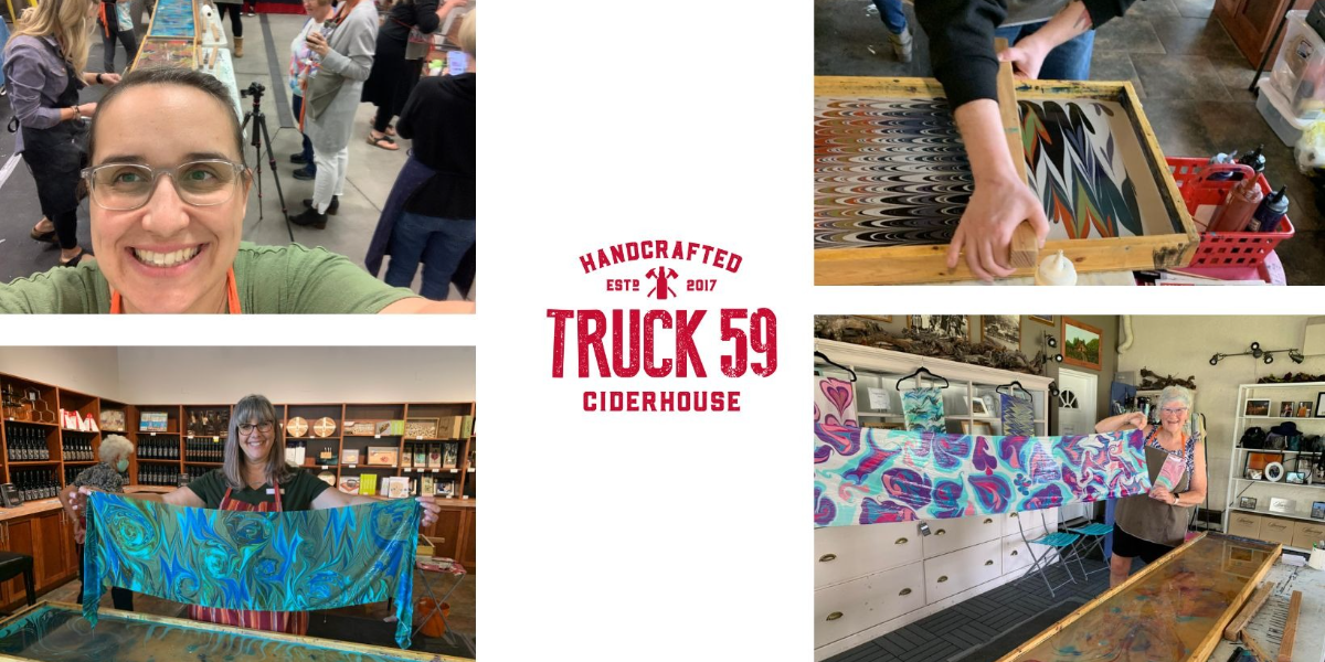 Create a Silk Scarf, SIP & CREATE Workshop- TRUCK 59