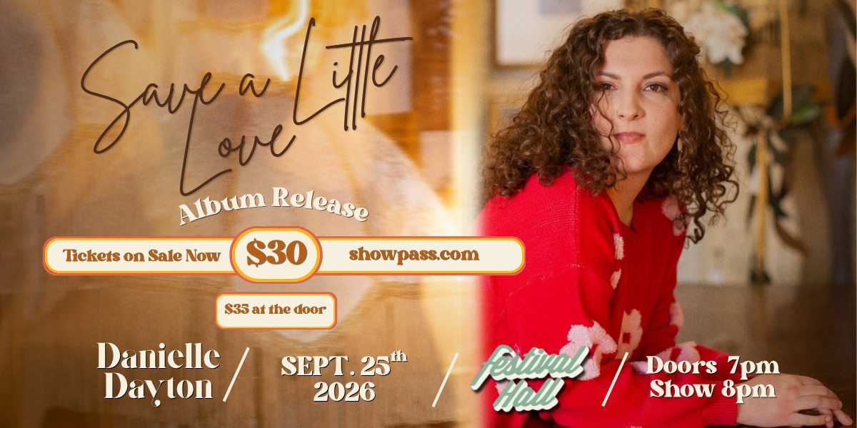 Danielle Dayton Album Release event artwork from Showpass